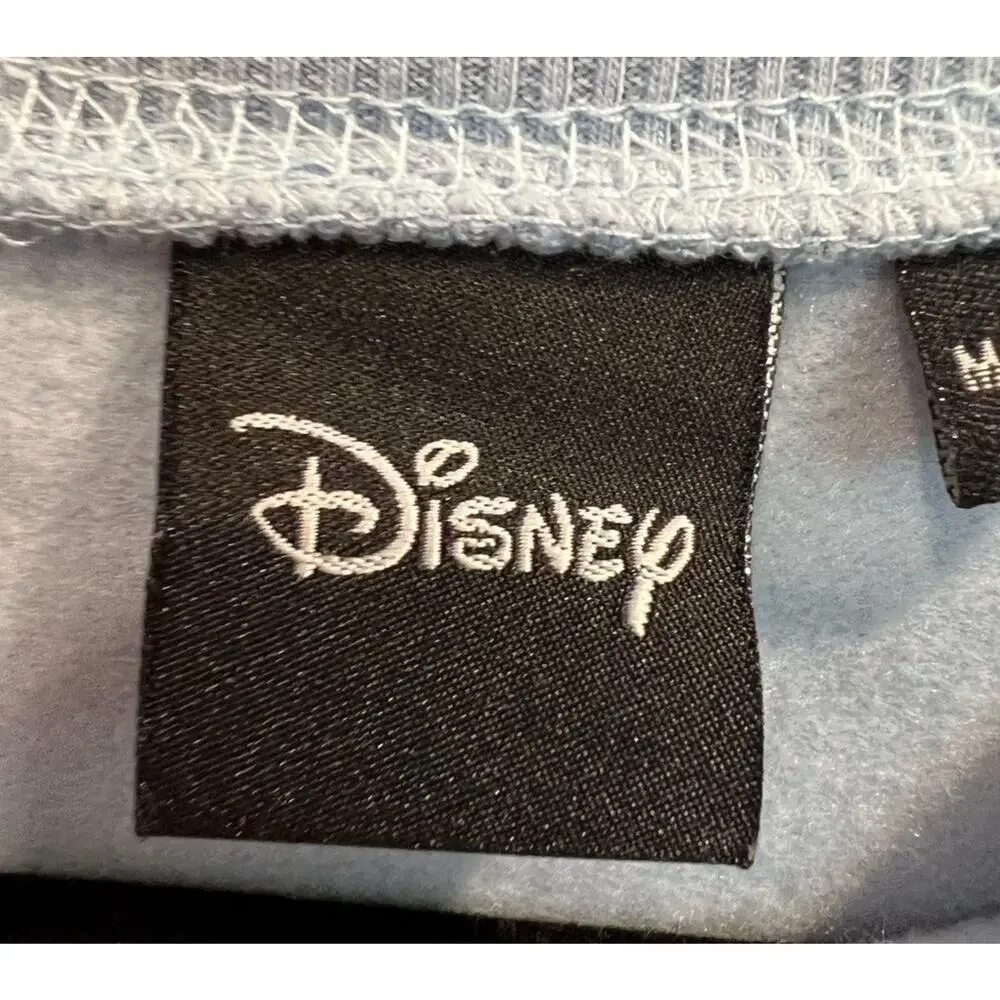 Disney Stitch Sweater Jumper pullover sweatshirt Women Small blue long sleeve